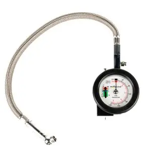 Halpa Motoblouz Rengaspaine Universaali Painemittari Universal Manometri - Musta