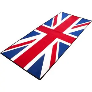 Tehdashinta BIKETEK MOTO SERIES 3 UNION JACK 190x80cm Universal Ympäristön matto - Sininen / Valkoinen