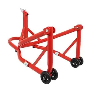 Kuuma Tarjous P2R STAND MOTO P2R AVANT FIXATION SOUS TE DE FOURCHE ACIER ROUGE (HAUTEUR 68 cm) Universal Pukki