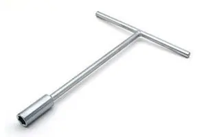 Osta Verkossa Bihr 8mm satinoitu kromipäällysteinen hylsy Universal T-avain