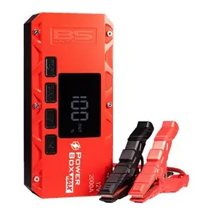 BS Battery Power Box Max PB-02 Universal Akkupaketti - Punainen / Musta Alennettu