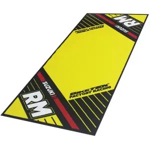 BIKETEK MOTO SERIES 6 SUZUKI RM 190x80cm Universal Ympäristön matto - Keltainen / Musta Lähetetään Heti