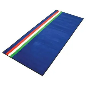 Nopea Toimitus BIKETEK MOTO SERIES 3 ITALIAN FLAG 190x80cm Universal Ympäristön matto - Sininen