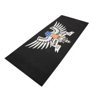 BIKETEK CUSTOM AMERICAN EAGLE RIDE TO LIVE 250x100cm Universal Ympäristön matto - Musta Viikonlopputarjous