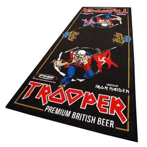 Suosittu BIKETEK HICKMAN - TROOPER HICKMAN - 240x100cm Universal Ympäristön matto - Musta