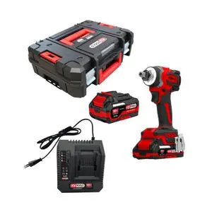 Ajankohtainen KS Tools porte-embouts 1/2‘‘ 18V 230 Nm, 2 batteries et chargeur Universal Iskulykkä