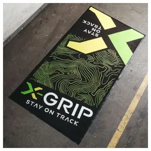 X-GRIP 80 x 200 cm Universal Ympäristön matto - Musta Sertifioitu
