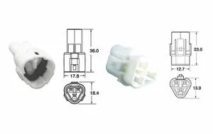 Älä Missaa Bihr Jeu de 3 voies série 090 SMTO type origine Ø0,85mm²/1,25mm² - 5 jeux complets Universal Liitännät