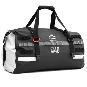 X-PLOR Vedenpitävä - 40 L Universal Satulalaukku - Musta / Harmaa Älä Missaa