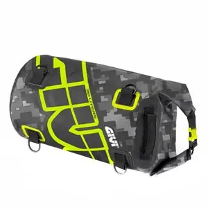 Halpa Hinta Givi EA114CM (30 LITRES) Universal Satulalaukku - Harmaa / Keltainen