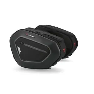 SW-MOTECH PRO BLAZE H KANNEN TUELLA (2 x 20 litraa) Erikoismalli SP Sivutaskut - Musta Vain Rajoitetun Ajan