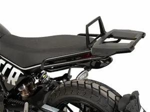 Hepco Becker Alurack - musta Top case -tukiDUCATI 800 SCRAMBLER 800 ICON - 2023 - 2025 Älä Missaa