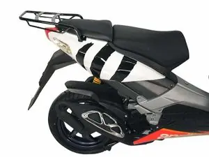 Hepco Becker putkimaista - musta KantokoriAPRILIA 50 SR 50 WWW - 1997 - 2002 Kampanjahinta