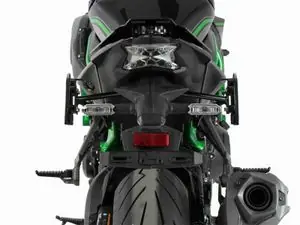 Hepco Becker C-Bow - musta Laukkujen tukiKAWASAKI 1000 Z H2 - 2020 - 2025 Paras Hinta