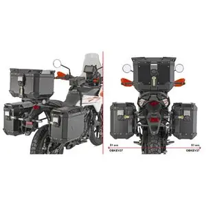 Uusi Malli Givi PL ONE FIT MONOKEY CAM-SIDE TREKKER OUTBACK Laukkujen tuki
