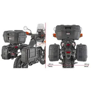 Tarjous Givi PL ONE FIT MONOKEY Laukkujen tuki - Musta