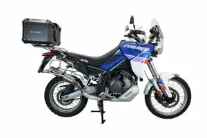 Tarjoushinta GPR Tech ALPI-TECH Alu - Täydellinen tuki - 45 litraa - musta YlätaskuAPRILIA 660 TUAREG 660 - 2021 - 2024