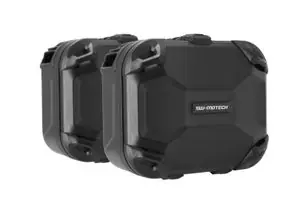 Uusi Malli SW-MOTECH Kit complet DUSC (33/33 L) - avec support - Noir Matkalaukku