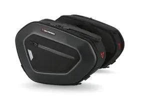 Viimeinen Mahdollisuus SW-MOTECH Kit complet - PRO BLAZE H - Avec support - Noir Sivutaskut
