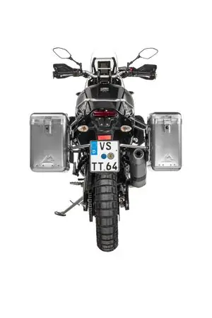 Touratech ZEGA Mundo 31/38 - Support gris inclus - Alu Matkalaukku Heti Saatavilla