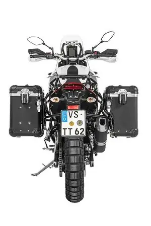 Kampanjahinta Touratech ZEGA Evo X Avec déport 38/38 - Support noir inclus - Anodisé noir Matkalaukku