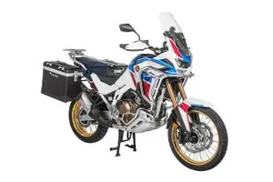Uutuus Touratech ZEGA Pro 38/45 - Support noir inclus - Anodisé noir Matkalaukku