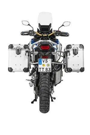 Pikatoimitus Touratech Kit complet ZEGA Evo 38/45 - Support gris inclus - Anodisé gris Matkalaukku