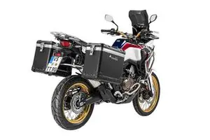 Pakollinen (Must-Have) Touratech ZEGA Pro 38/45 - Support gris inclus - Anodisé noir Matkalaukku