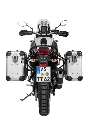 Tehdashinta Touratech Kit complet ZEGA Evo 31/38 - Support noir inclus - Anodisé gris Matkalaukku