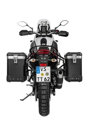 Viimeinen Mahdollisuus Touratech ZEGA Pro 31/38 - Support noir inclus - Anodisé noir Matkalaukku