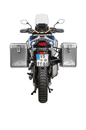 Erikoistarjous Touratech ZEGA Mundo 38/45 - Support noir inclus - Alu Matkalaukku