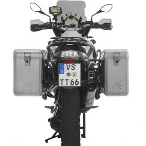 Ajankohtainen Touratech ZEGA Mundo 31/38 - Support noir inclus - Alu Matkalaukku