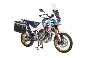 Touratech ZEGA Pro 31/38 - Support gris inclus - Anodisé noir Matkalaukku Kausialennus