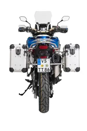 Touratech Kit complet ZEGA Evo 31/38 - Support gris inclus - Anodisé gris Matkalaukku Osta Nyt