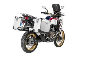 Suosittu Touratech ZEGA Pro 38/45 - Support gris inclus - Anodisé gris Matkalaukku