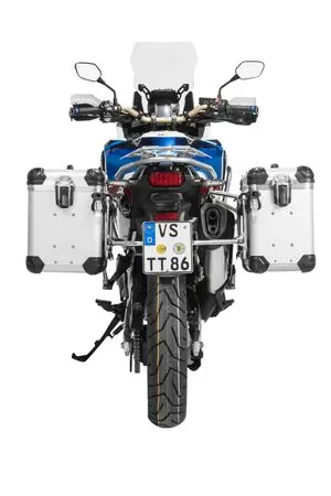 Halpa Hinta Touratech Kit complet ZEGA Evo 38/45 - Support gris inclus - Anodisé gris Matkalaukku