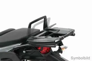 Hepco Becker Easyrack - noir Top case -tuki Sertifioitu