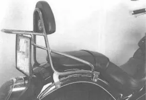 Alkuperäinen Hepco Becker - chrome Sissy bar