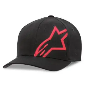 Alkuperäinen Alpinestars CORP SHIFT 2 CURBRIM Lippalakki - Musta / Punainen