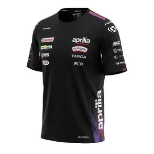 Ixon TS1 APRILIA 26 REPLICA Lyhythihainen T-paita - Musta / Violetti Viimeinen Mahdollisuus