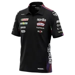 Ixon PO1 APRILIA 26 REPLICA Polo - Musta / Violetti Loppuunmyynti