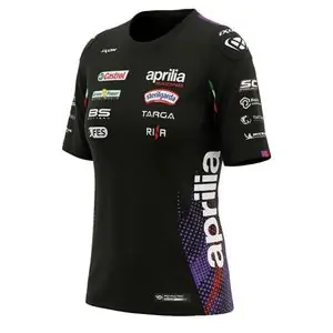 Ixon TSL APRILIA 26 REPLICA NAISET Lyhythihainen T-paita - Musta / Violetti Erikoistarjous