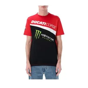 Ilmainen Palautus Kenny DUCATI MONSTER Lyhythihainen T-paita - Valkoinen
