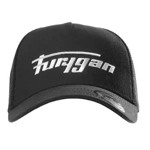 Furygan TRUCKER FURY Lippalakki - Musta / Valkoinen Uusi Malli