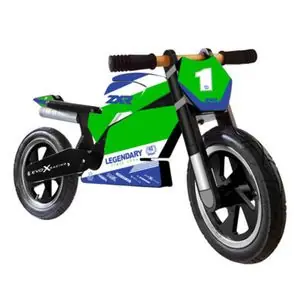 Tarjous Evo-X Racing KIDDI MOTO Replica ZXR Potkulauta - Vihreä / Sininen