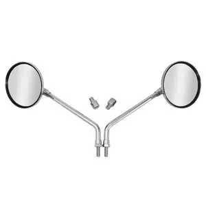 Uusi Malli P2R SCOOT ROND DIAM 103 mm CHROME 8 2 REDUCTEURS M10 PAIRE Universal Peili