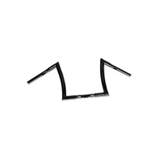 Viimeinen Mahdollisuus Highway Hawk Bad Apehanger 12 pouces 32 mm pour Harley Davidson Universal Ohjaustanko - Musta