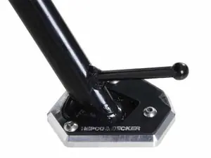 Superhinta Hepco Becker sivusuuntainen - musta/hopea Universal Jalkatukilaajennus