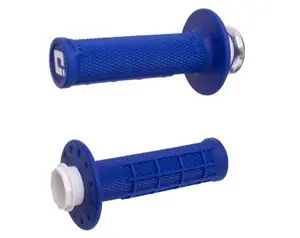 Alennettu Hinta Odi Micro-X Lock-On puolikohokuvioitu - sininen/musta Universal Ohjaustangon kahvat