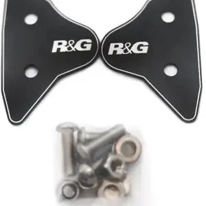 Ajankohtainen RG Racing Kansi - aukot musta Peilien suljettimetYAMAHA 700 R7 - 2022 - 2025